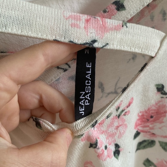 Jean Pascale floral print top - Picture 4 of 5